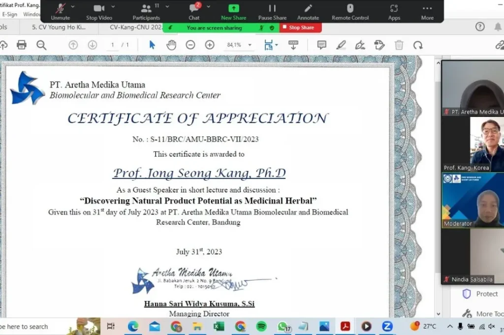 Short Lecture 2023 with Prof. Young Ho Kim and Prof. Jong Seong Kang ...